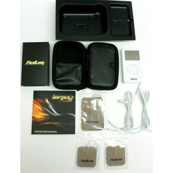 NIB iEnjoy Theraputic Electric Muscle Pain Relief Therapy Massage TENS Unit - Picture 2 of 3